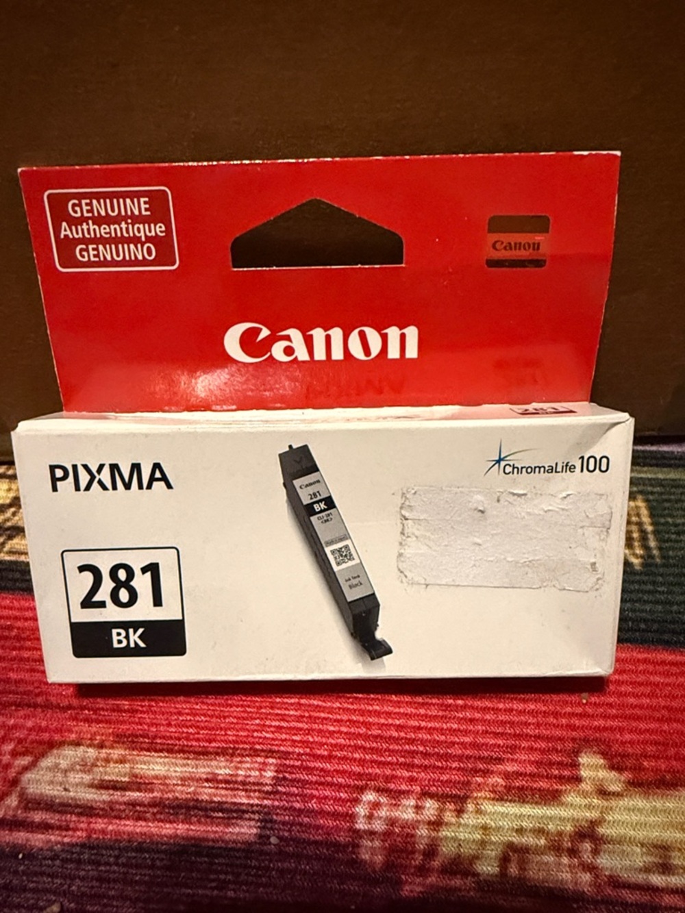 Canon New PIXMA 281 BK Black in sealed Packaging